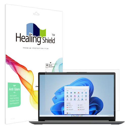 레노버 아이디어패드 슬림1 저반사 필름 부착 모습