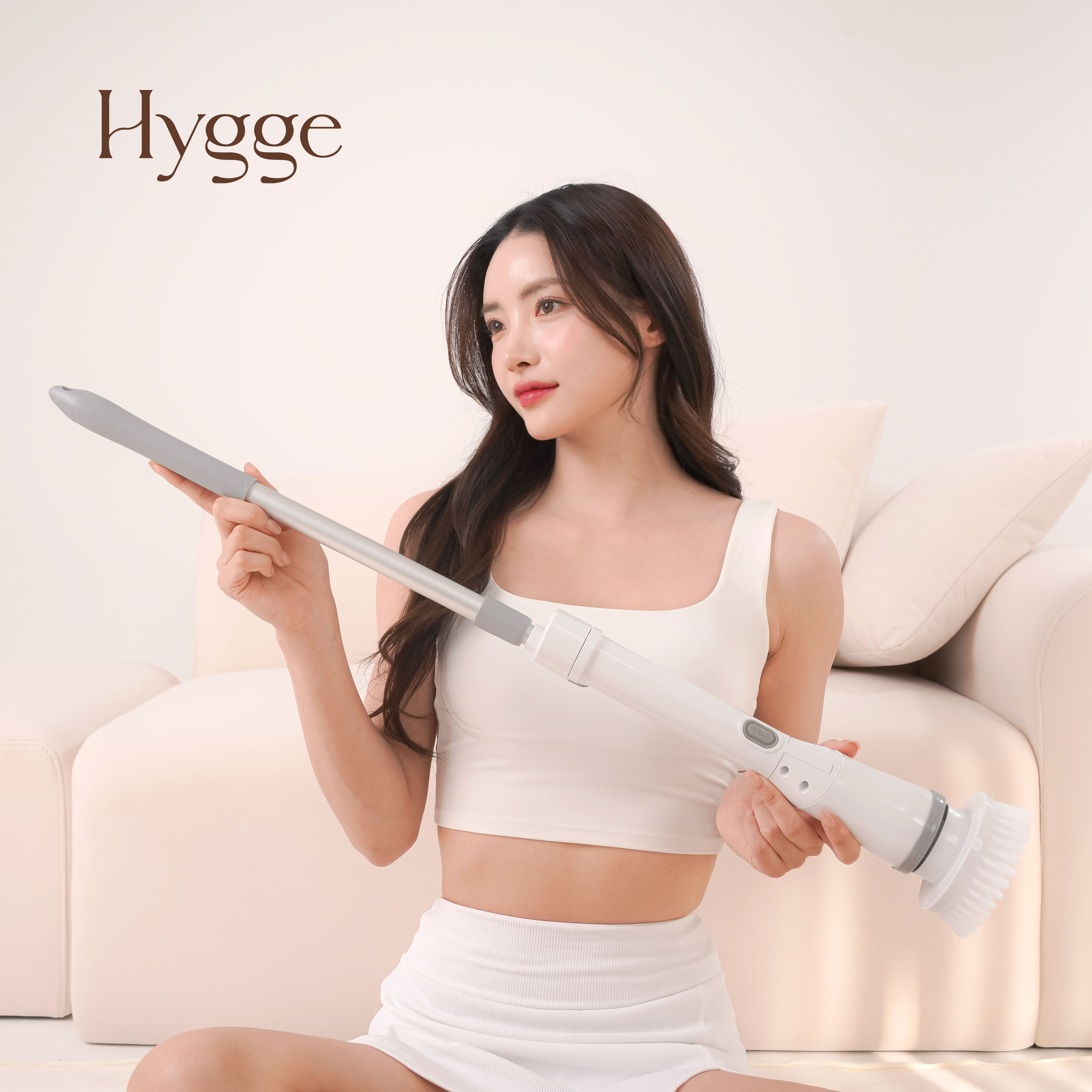 휘게 화장실 청소솔 무선 전동 욕실 솔 청소기 V1 - 상세 이미지 3