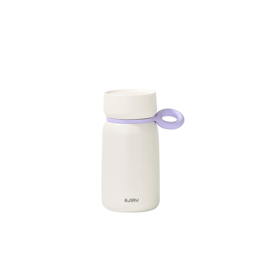 에지리 호리 텀블러 보온보냉 초등학생 손잡이 스텐 미니텀블러 330ml, 아이보리 - 상품 이미지