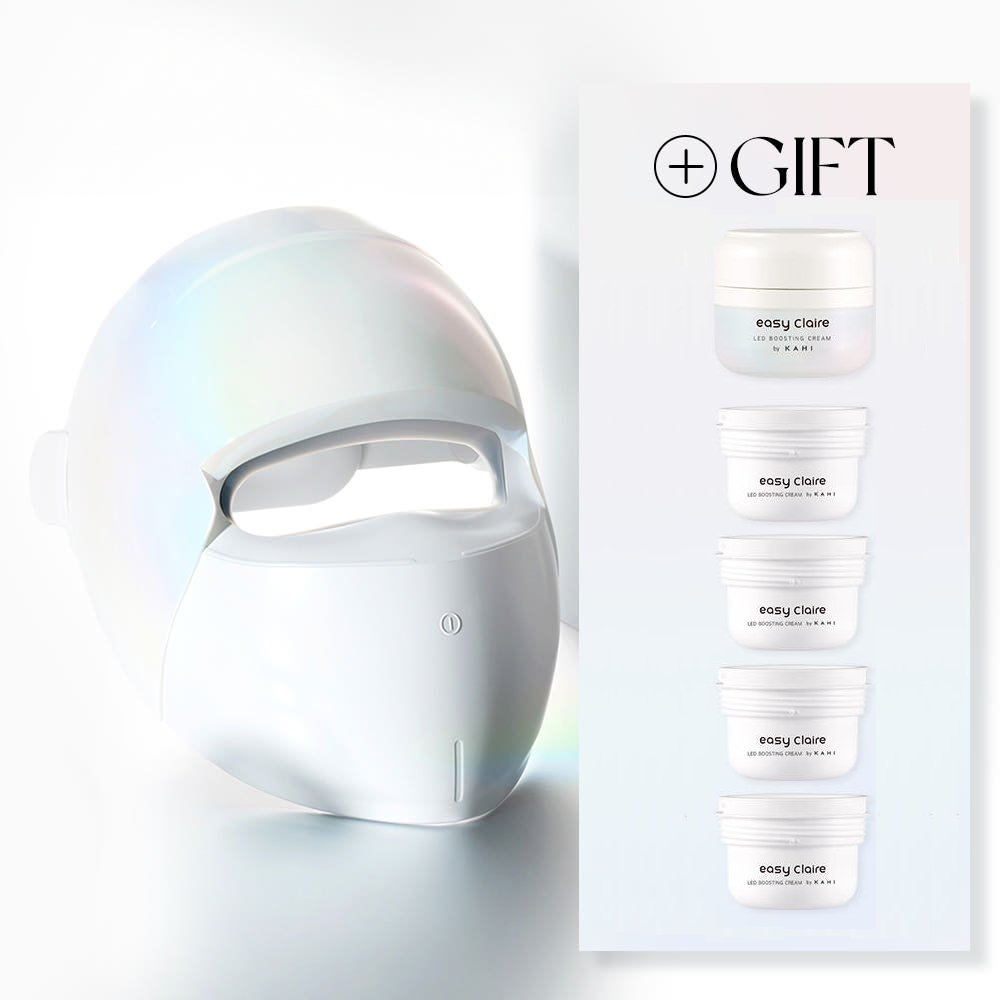 이지클레어 이영애 LED 마스크(의료기기) + 부스팅 크림 5 (본1+리4) (개봉후 사용하시고 변심반품제품)