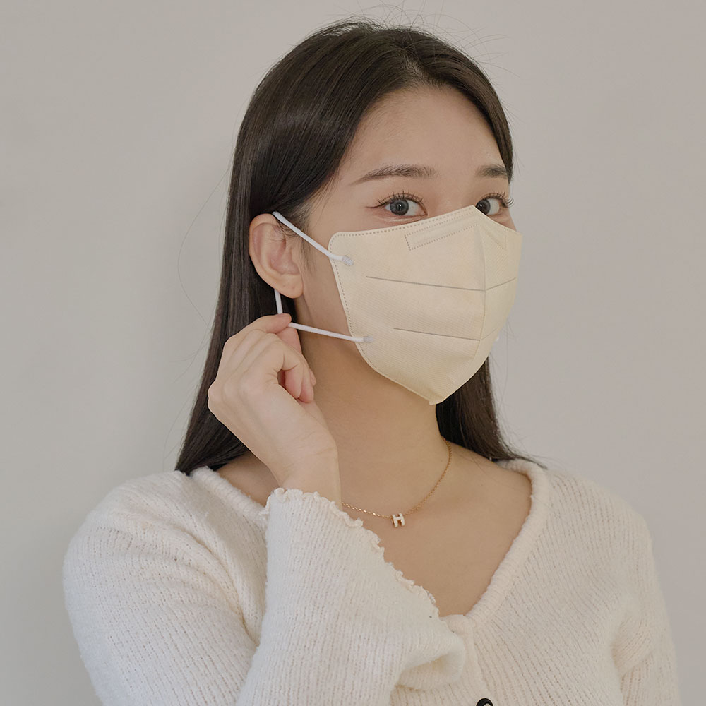 KF94 새부리형 마스크 대형 50매+50매 숨쉬기편한 일회용 얇은 마스크