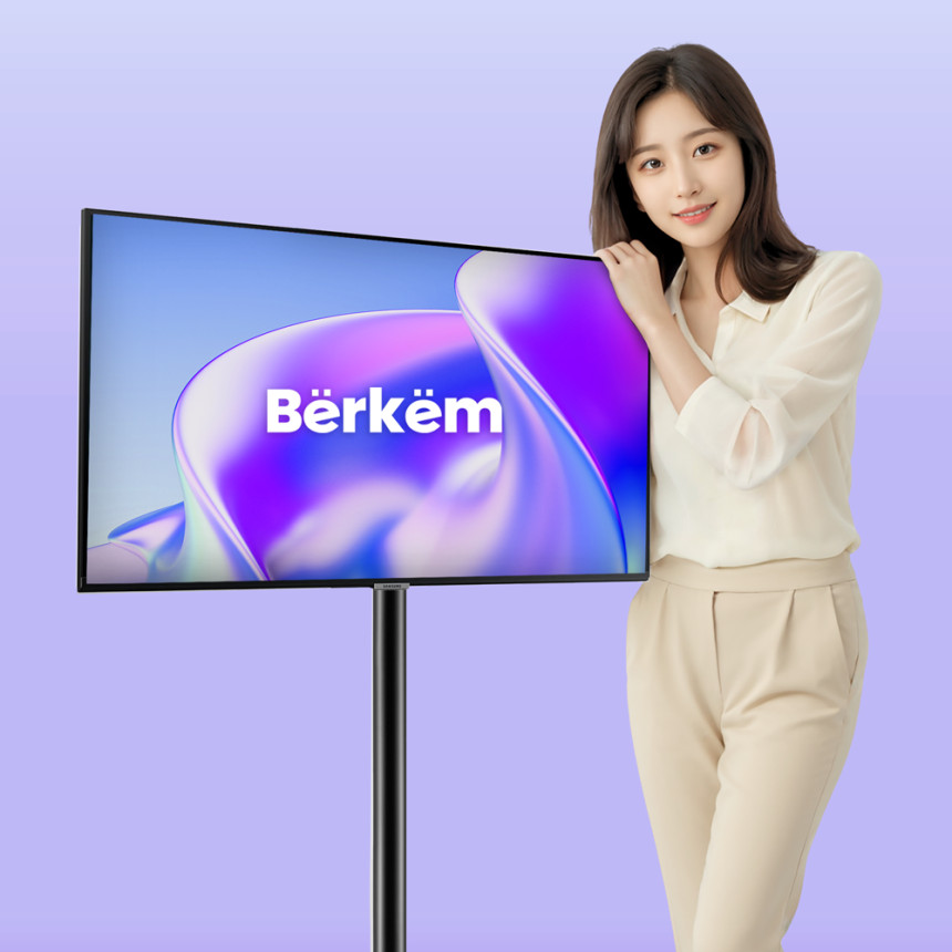 삼탠바이미 이동식 티비 거치대 삼텐바이미 TV 무빙 스탠드 M7 M5 끌레어 블랙
