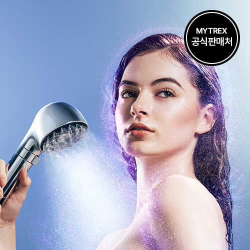 마이트렉스 HIHO 파인 버블 샤워기+e 나노 미세전류 미세먼지 모공세척 필터 샤워기헤드 이미지 6