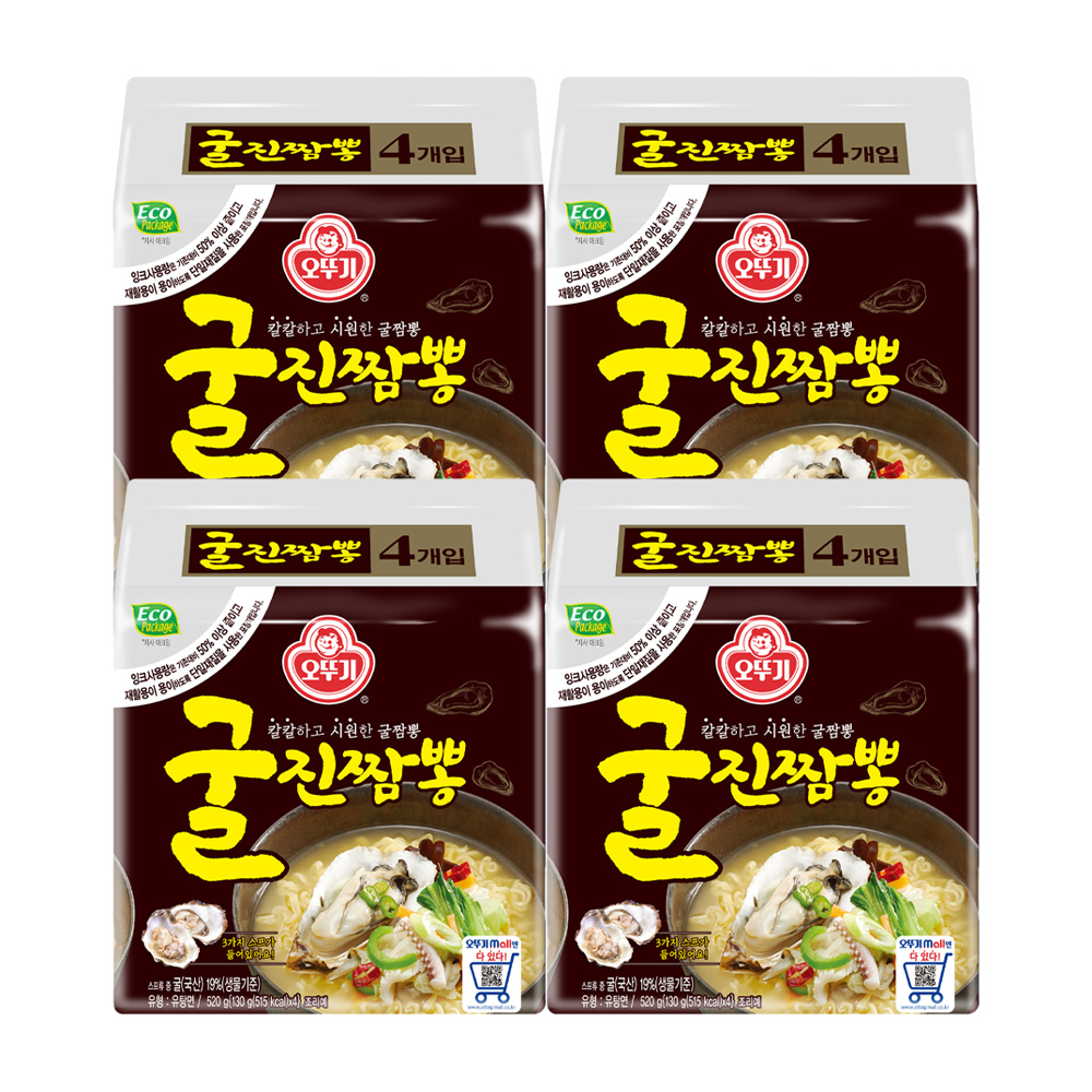 오뚜기 굴진짬뽕 130g, 16개