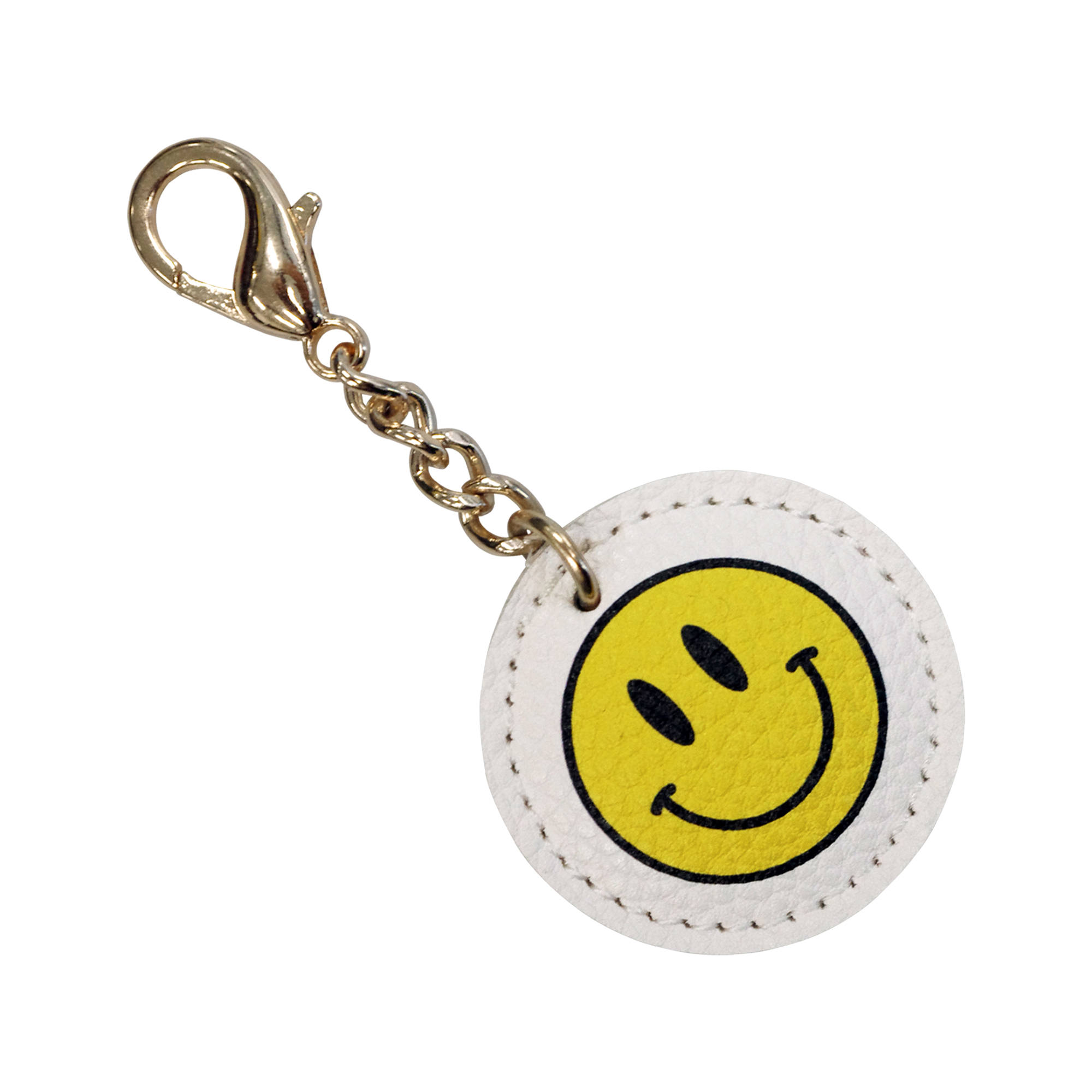 포인트라벨 하트 스마일 키링 레드 - 상세 이미지 4