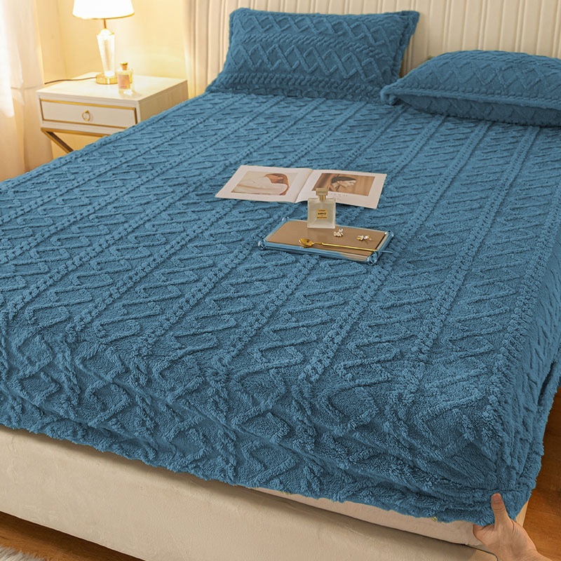 태피스트리 침대커버 스트라이프 일체형 매트리스 보호커버 Bed Cover - 상세 이미지 5