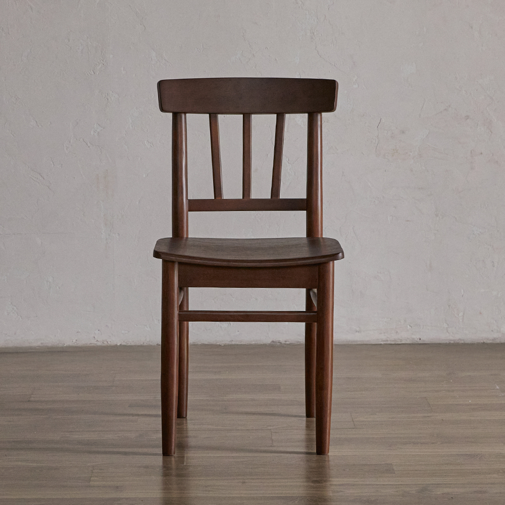 로맨틱캬바레 썰즈데이 체어 카페 의자 고무나무 원목 빈티지 엔틱