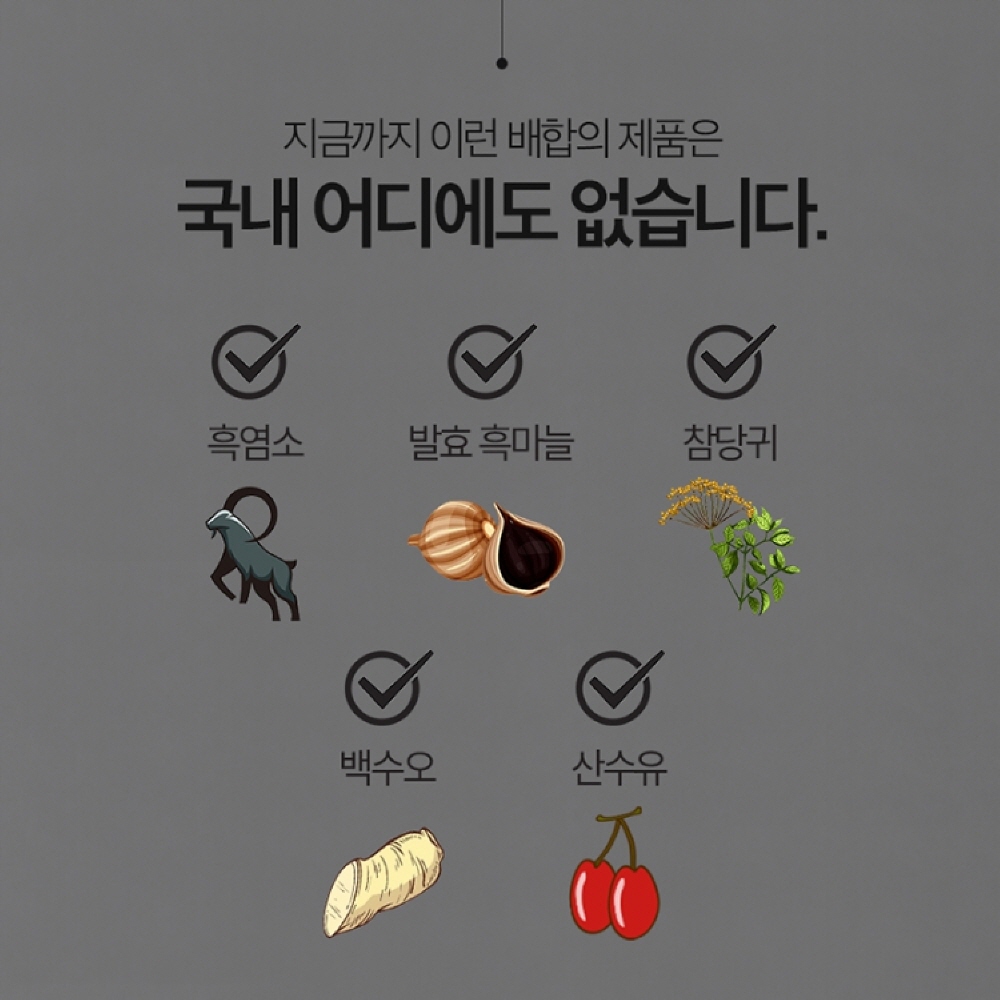 국내산 자연방목 흑염소 진액 추출액 분말 참당귀 백수오 산수유 : 수상한 알약상점