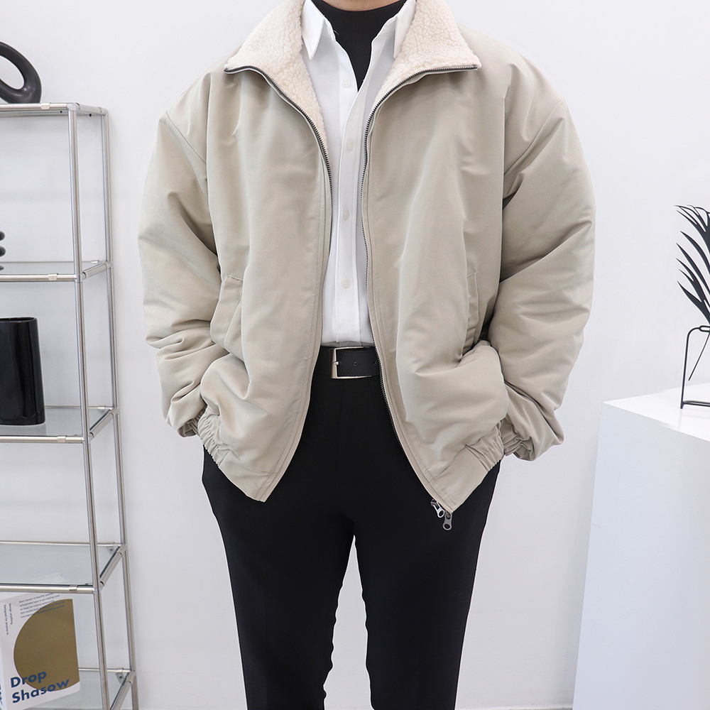 남자블루종자켓 남자양털자켓 남성야상재킷 - 상세 이미지 4