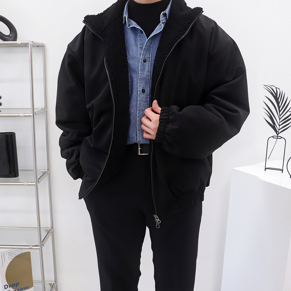 남자블루종자켓 남자양털자켓 남성야상재킷 - 상세 이미지 2