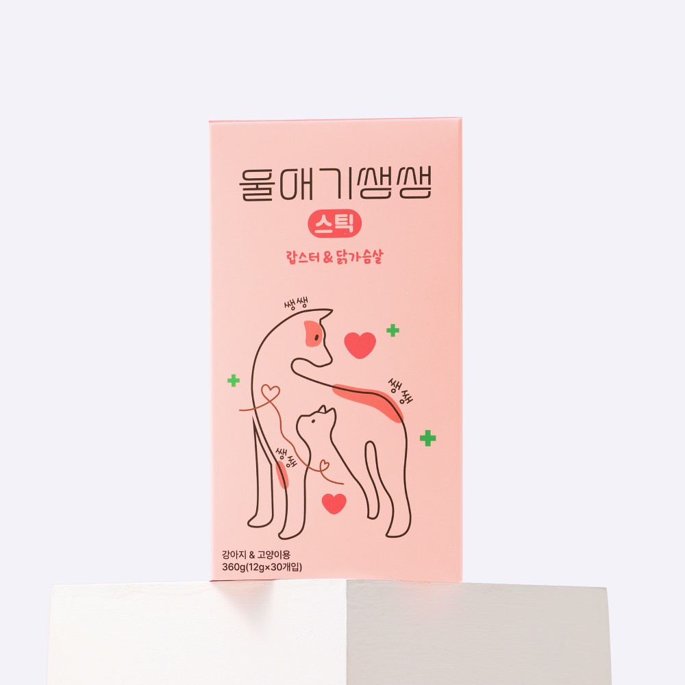 울애기쌩쌩 스틱 짜먹는 종합영양제 눈 피부 관절 면역 & 신장 심장 간 30포, 1개