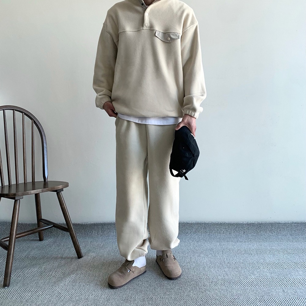 남자기모트레이닝세트 겨울 스웨트셋업 - 상세 이미지 4