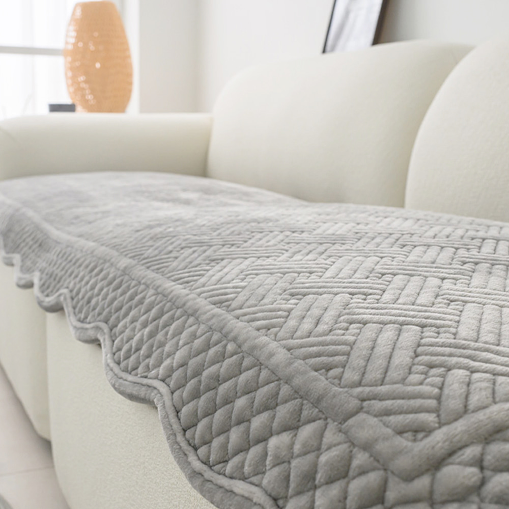 극세사 목화솜 겨울 쇼파패드