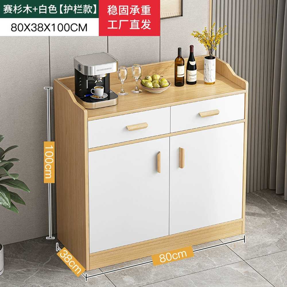 카페장 아이보리 냉장고장 1200홈카페 주방수납장 폭60x깊이36cm고무나무+흰색 : 넉넉스토어