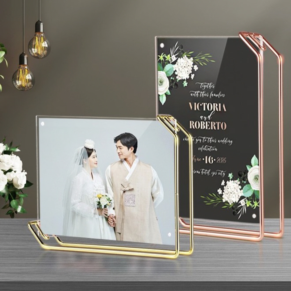 사진액자 결혼식포토테이블 인생네컷 프레임 아기증명 입체초음파 축사 청첩장 소 - 상품 이미지