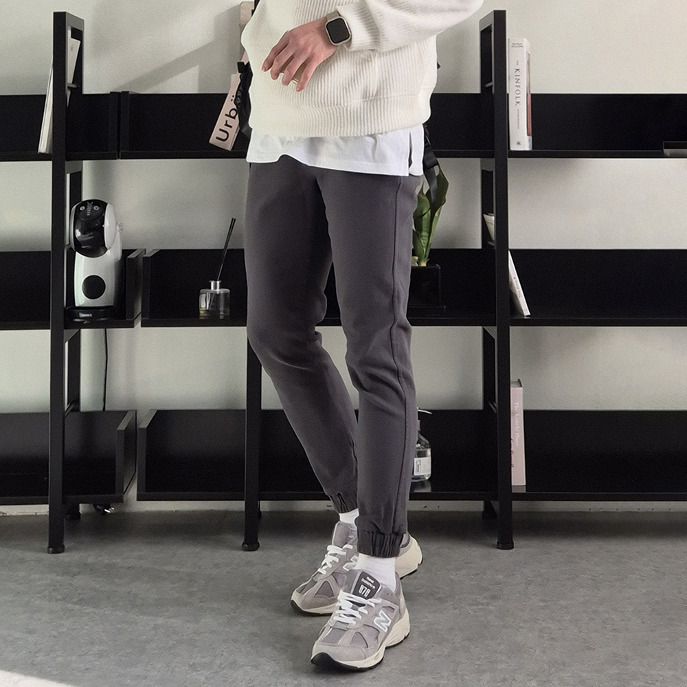 남자 기모바지 빅사이즈 밴딩 카고 조거팬츠 남자겨울바지 - 상세 이미지 2