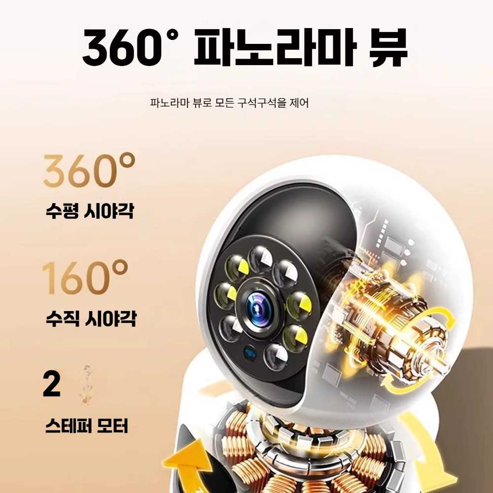 고스트캠프 무선인터폰 현관 비디오폰 스마트 가정용 15일 WiFi 전원 이중화면 - 상세 이미지 3