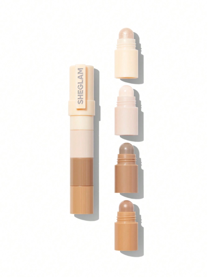 쉬글램 무펄 하이라이터 컨투어 펜슬 쉐딩 스틱 4in1 sheglam contour - 메인 이미지