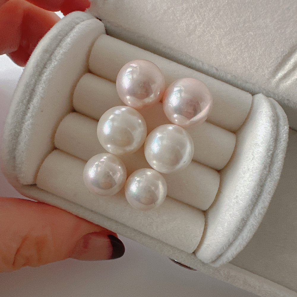 10K 14K 빅사이즈 진주 귀걸이 혼주 한복 10mm 12mm - 상세 이미지 5