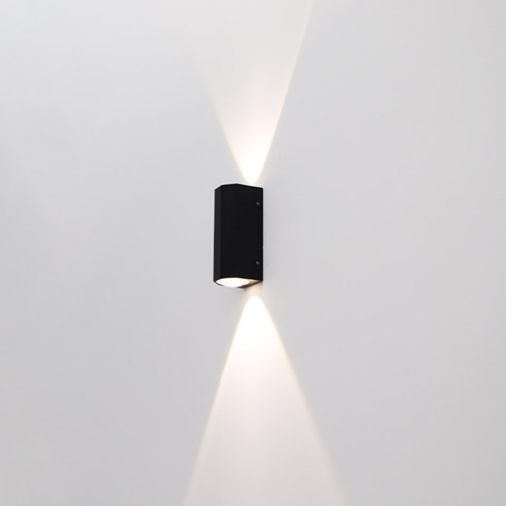 외벽등 LED 외부 베란다 포인트 모던 벽등 벽부등 블랙 - 메인 이미지