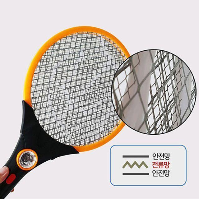 잡기 필수품 전기파리채 모기 전기 모기채 충전식 전기채 흡입기 여름 LED 해충 벌레 포집기 : 핑쇼66