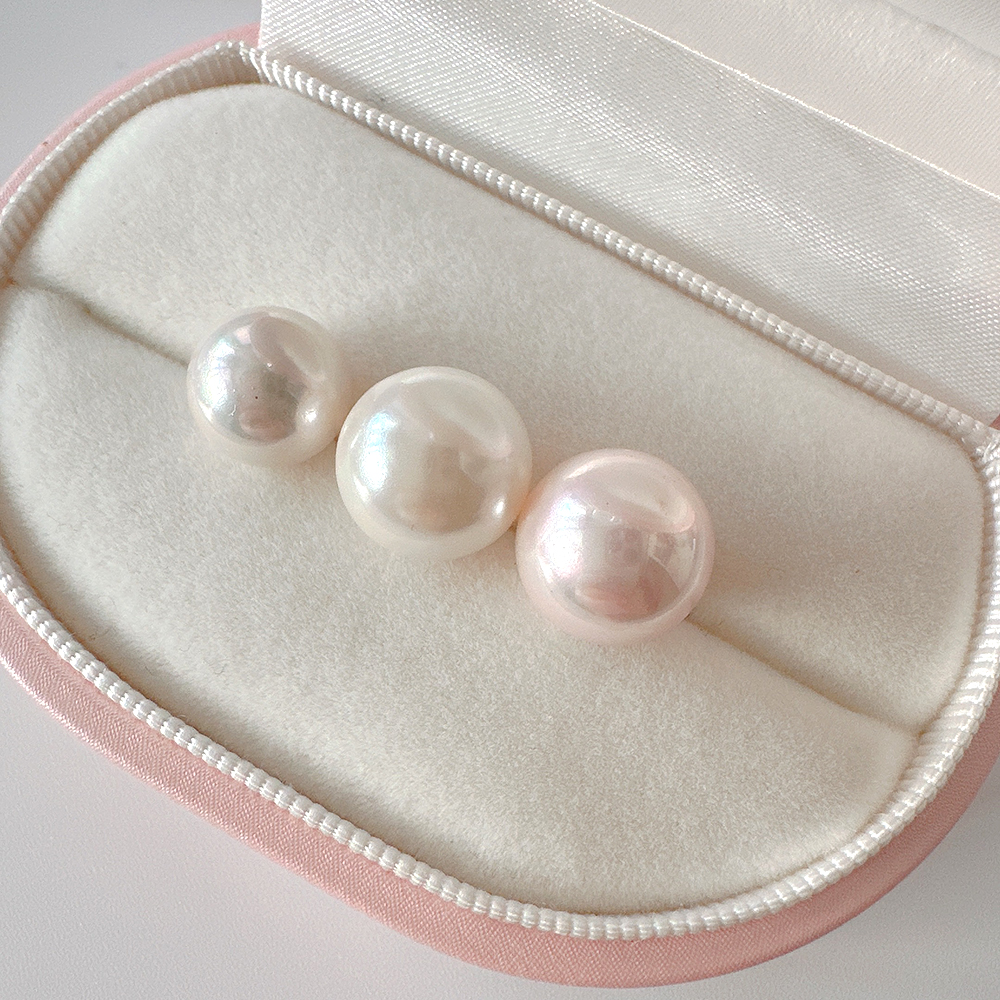 10K 14K 빅사이즈 진주 귀걸이 혼주 한복 10mm 12mm - 상세 이미지 4