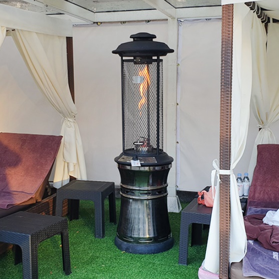 카페 글래스파티오히터 업소용 lpg 캠핑용 야외용가스난로