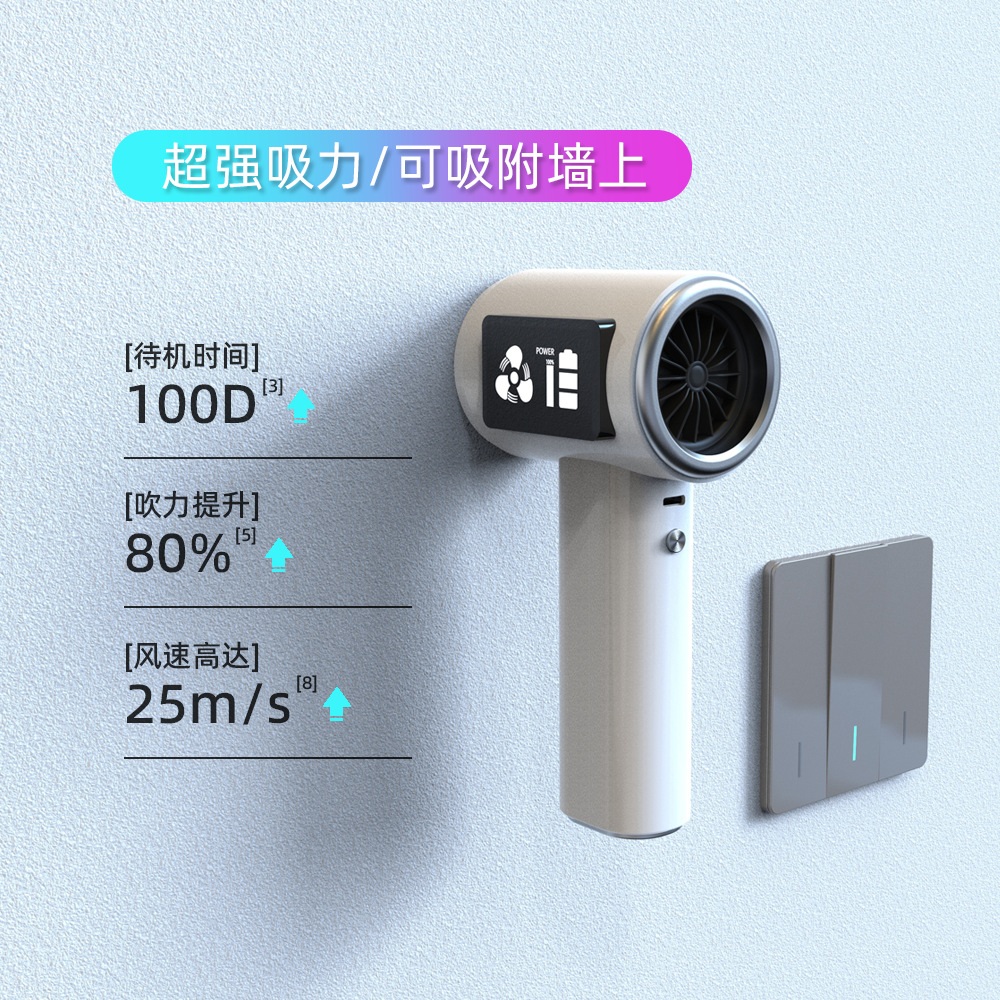 무선 핸디 청소기 미니 원룸 소형 가벼운 가정용 화이트 1800x2mAh+일반 모터 - 상세 이미지 2