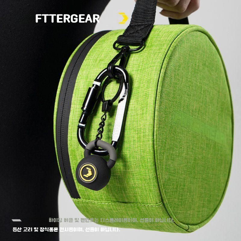 FITERGEAR 운동 피트니스 벨트 보관 가방 여성용 소형 휴대용 스포츠 보호 장비 방수 그린 프리사이즈(20.5cmx10.5cm) - 상세 이미지 3