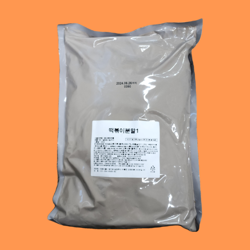 태영식품 떡볶이분말 2KG 매운맛 떡볶이시즈닝 가루 - 상세 이미지 2