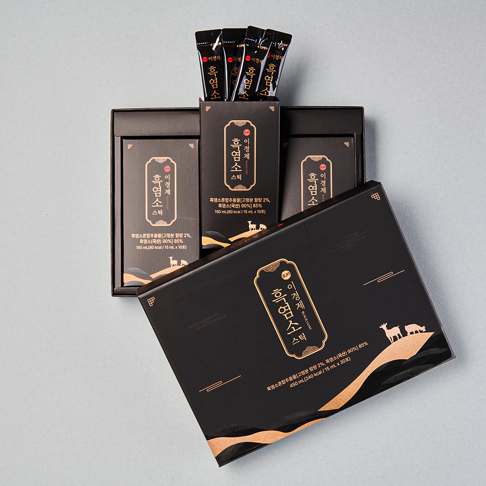 (총 4박스 120포 4개월분) 흑염소 매니아 이경제 흑염소 스틱 액기스 즙 진액 국내산 이경재 30포 15ml, 4개