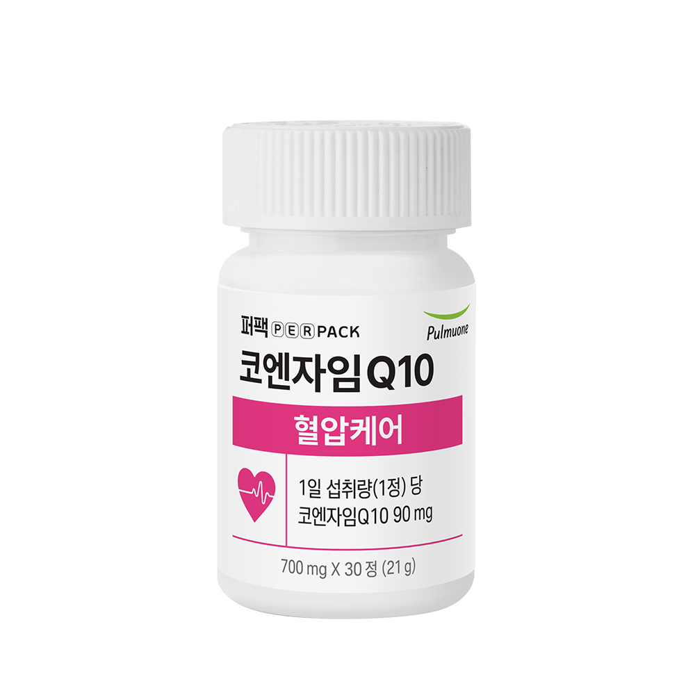[포토리뷰 3,000P] 풀무원 퍼팩 코엔자임Q10 혈압케어 - 코큐텐 30정, 1개 - 상세 이미지 2