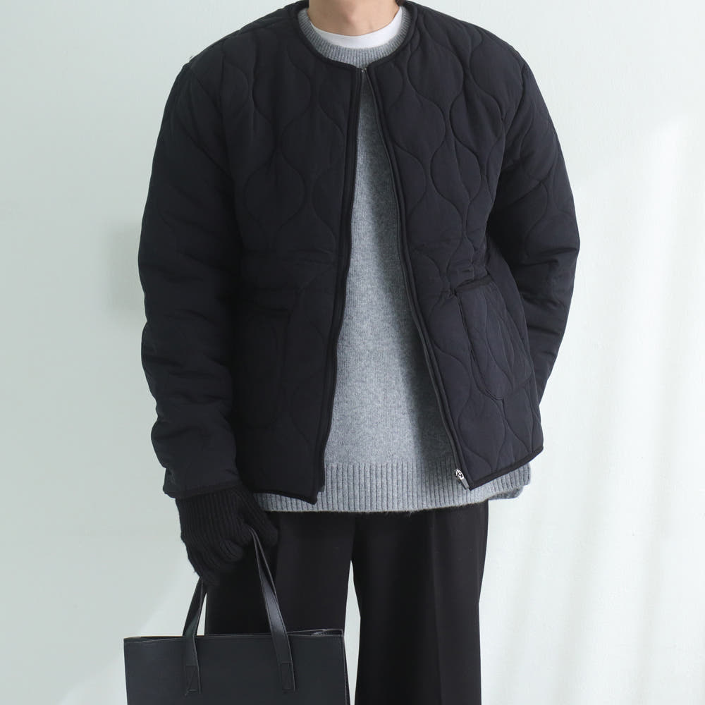 남자 경량패딩 누빔 빅사이즈 퀼팅 숏 패딩 남성 깔깔이