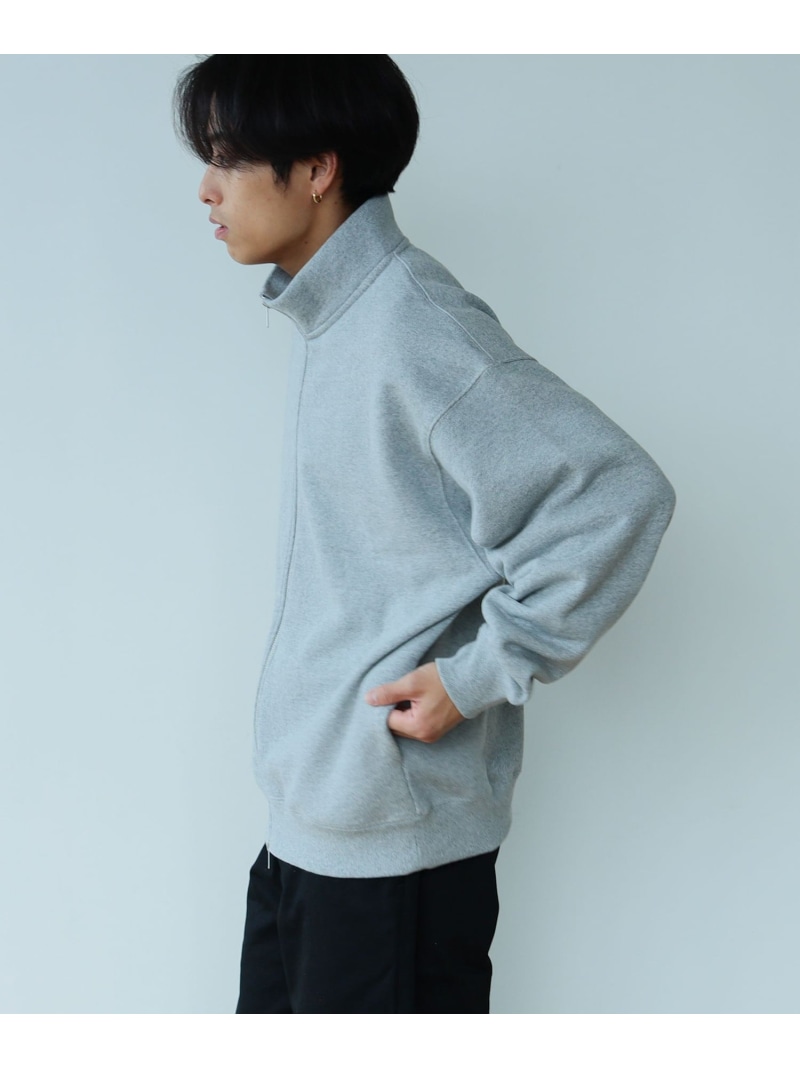 빔즈 BEAMS T 집업 스웨트 점퍼 Stand Zip Blouson 2컬러 - 상세 이미지 5