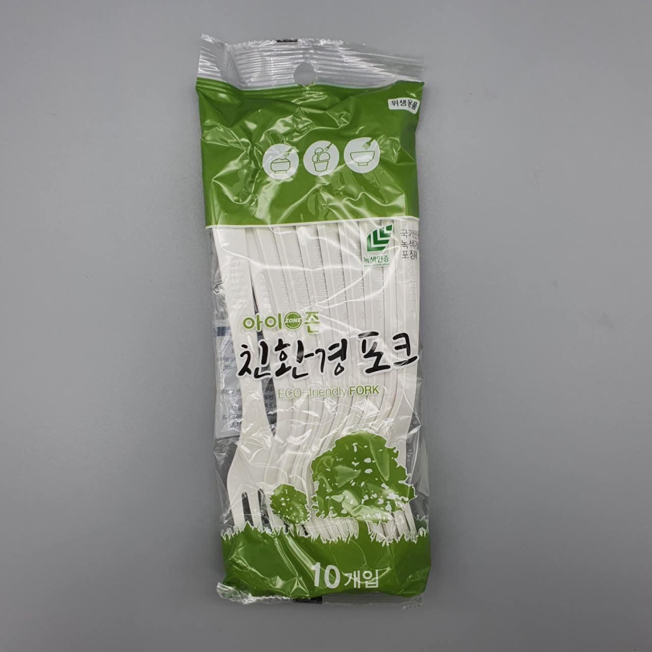 아이존 일회용 플라스틱 숟가락 스푼 수저 10p (0256) 업소 캠핑 배달 포장 식기 - 상세 이미지 5