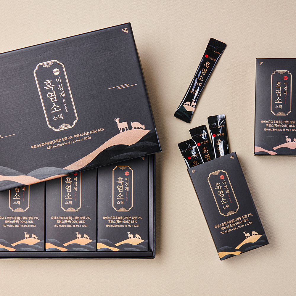 (총 4박스 120포 4개월분) 흑염소 매니아 이경제 흑염소 스틱 액기스 즙 진액 국내산 이경재 30포 15ml, 4개