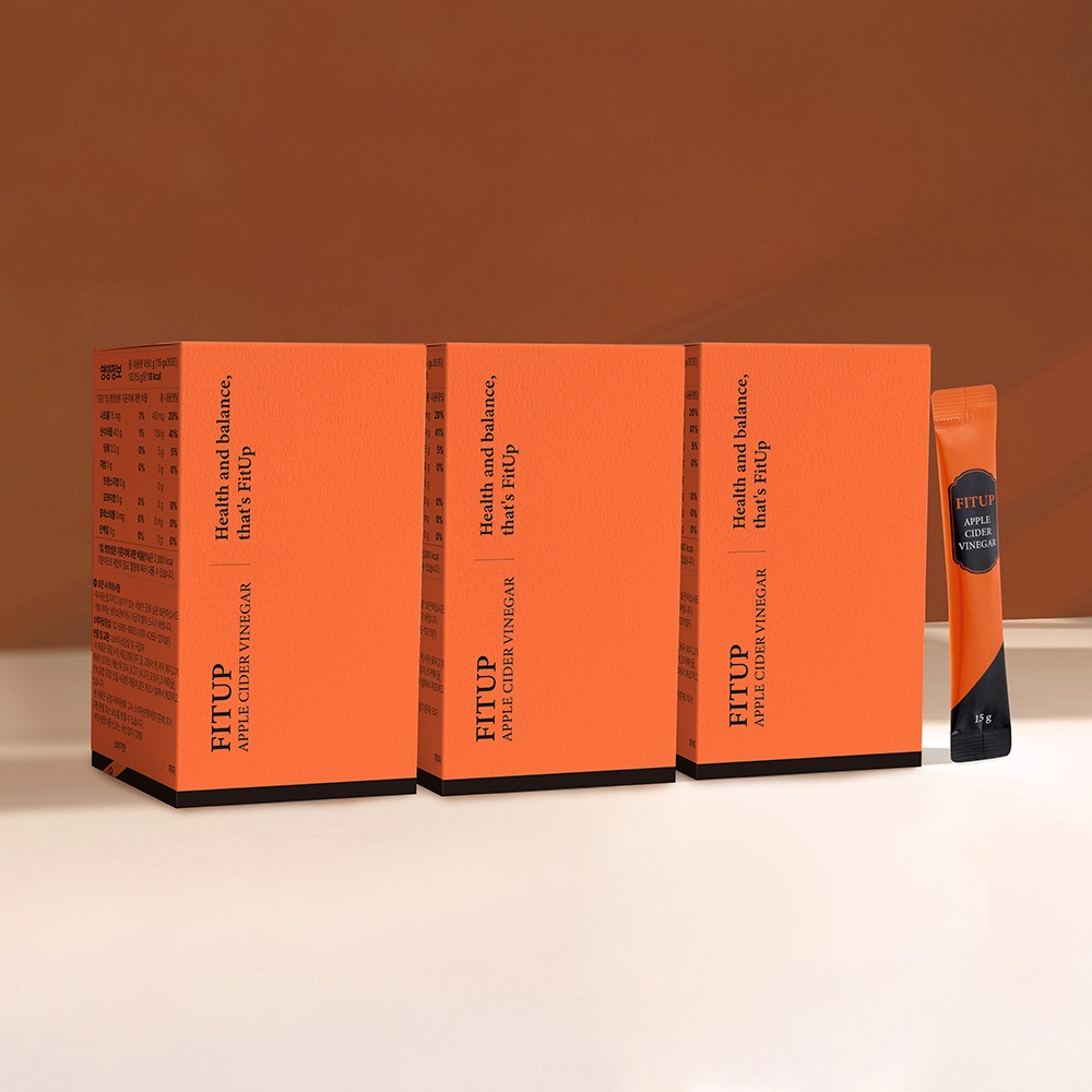 애사비 스틱 핏업 애플사이다비니거 유기농 사과식초 자연발효 초모 고농축 90포, 1개