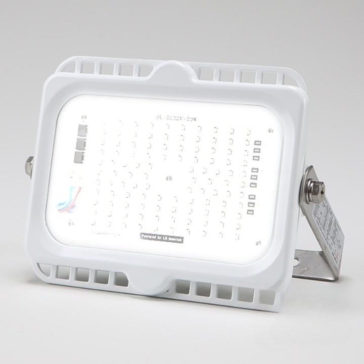 LED 투광등 사각투광기 공장등 선박용 DC12V 주광색 50W - 상품 이미지