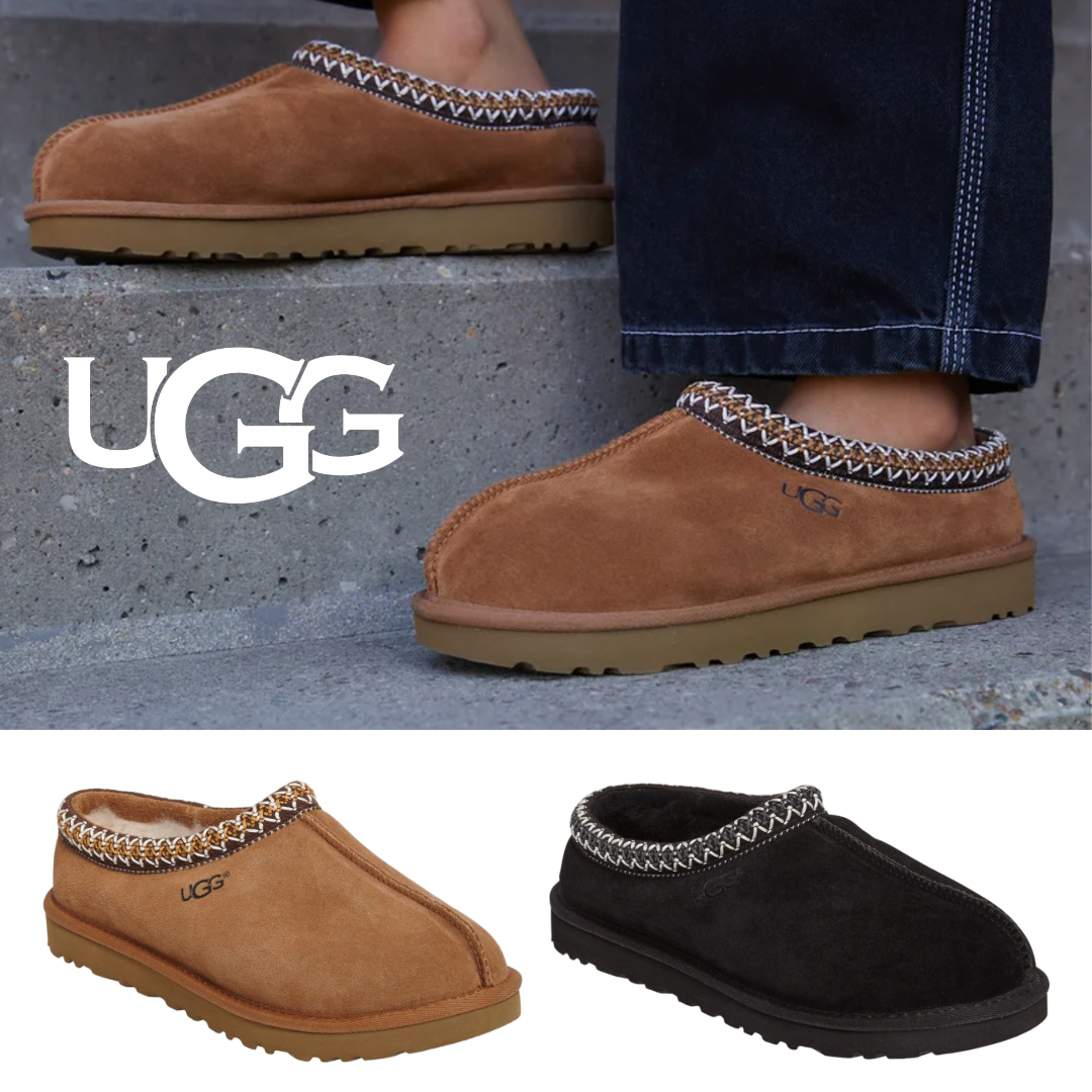 어그 타스만 체스넛 블랙 남성 양털 양모 방한 겨울 슬리퍼 UGG 미국