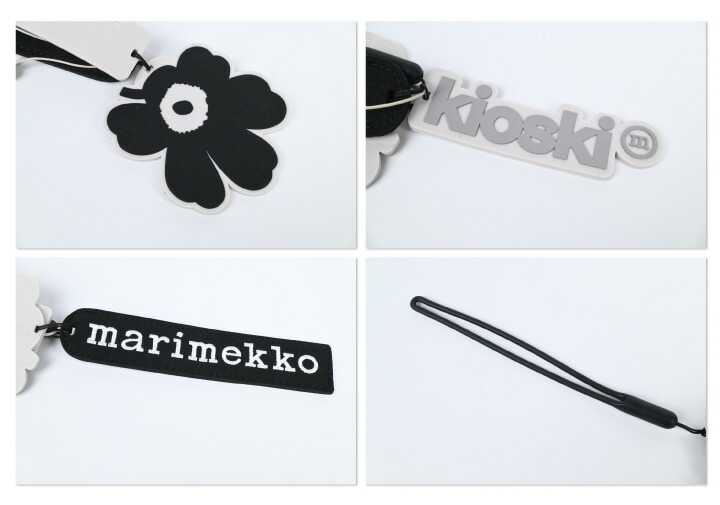 마리메꼬 marimekko Viisaus Unikko 스트랩 키링 열쇠고리 - 상세 이미지 4