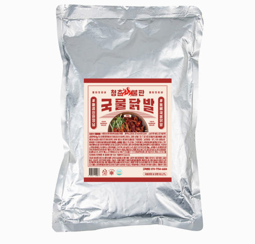 청춘불판 국물닭발 900g 대구진 매운 닭발 양념 닭발 불닭발 캠핑 혼술 안주 간편식 - 상세 이미지 3