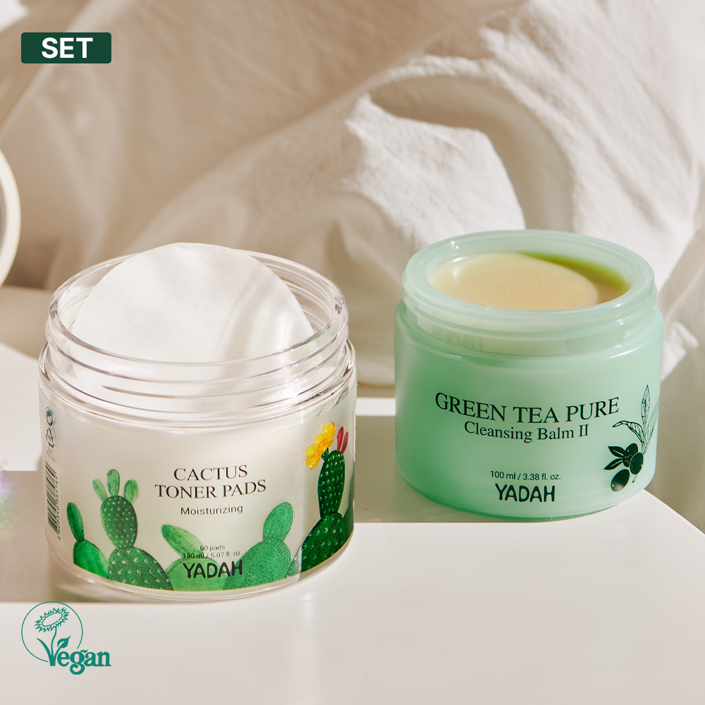 야다 닦밤 2종 SET (토너패드 60매 + 클렌징밤 100ml) - 메인 이미지