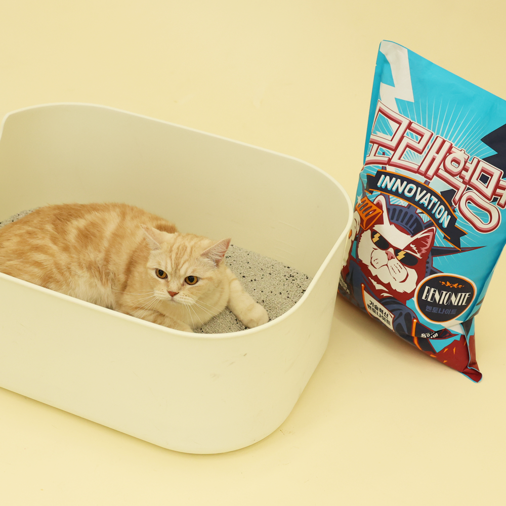 1+1 모래혁명 이노베이션 먼지없는 고양이모래 벤토나이트 7kg