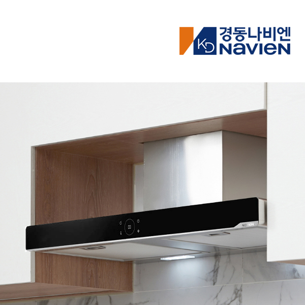 전국설치 900장용 벽부착형 터치식 서클형 LED 침니 레인지후드 RGC150 TA블랙