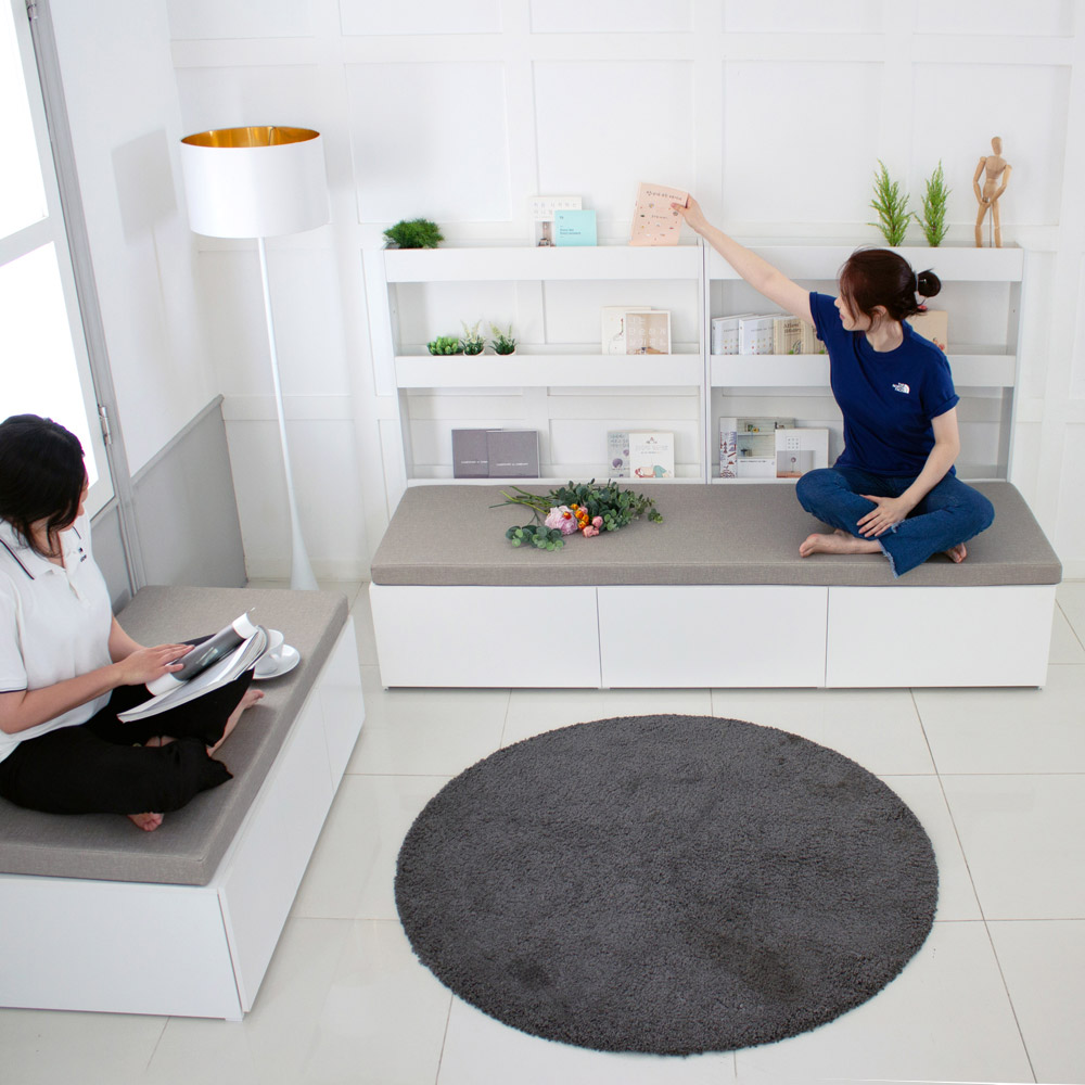 E0자재 SF9685 수납형 서랍형 벤치소파 윈도우시트