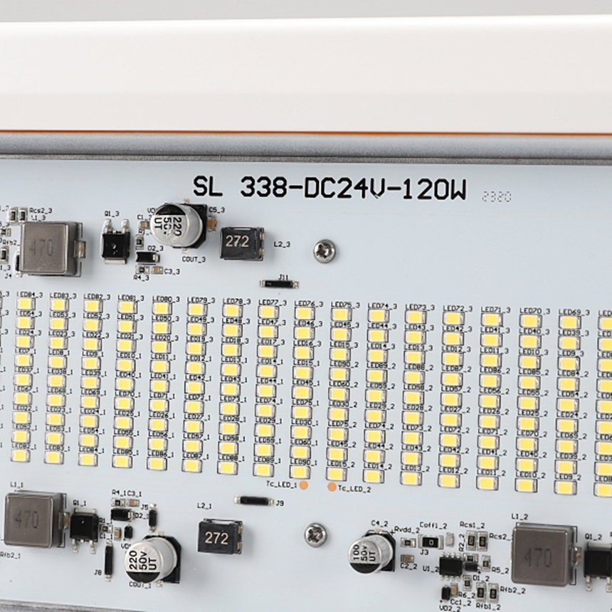 LED 투광등 사각투광기 공장등 선박 트렉터 지게차 무극성 주광색 120W - 상세 이미지 4
