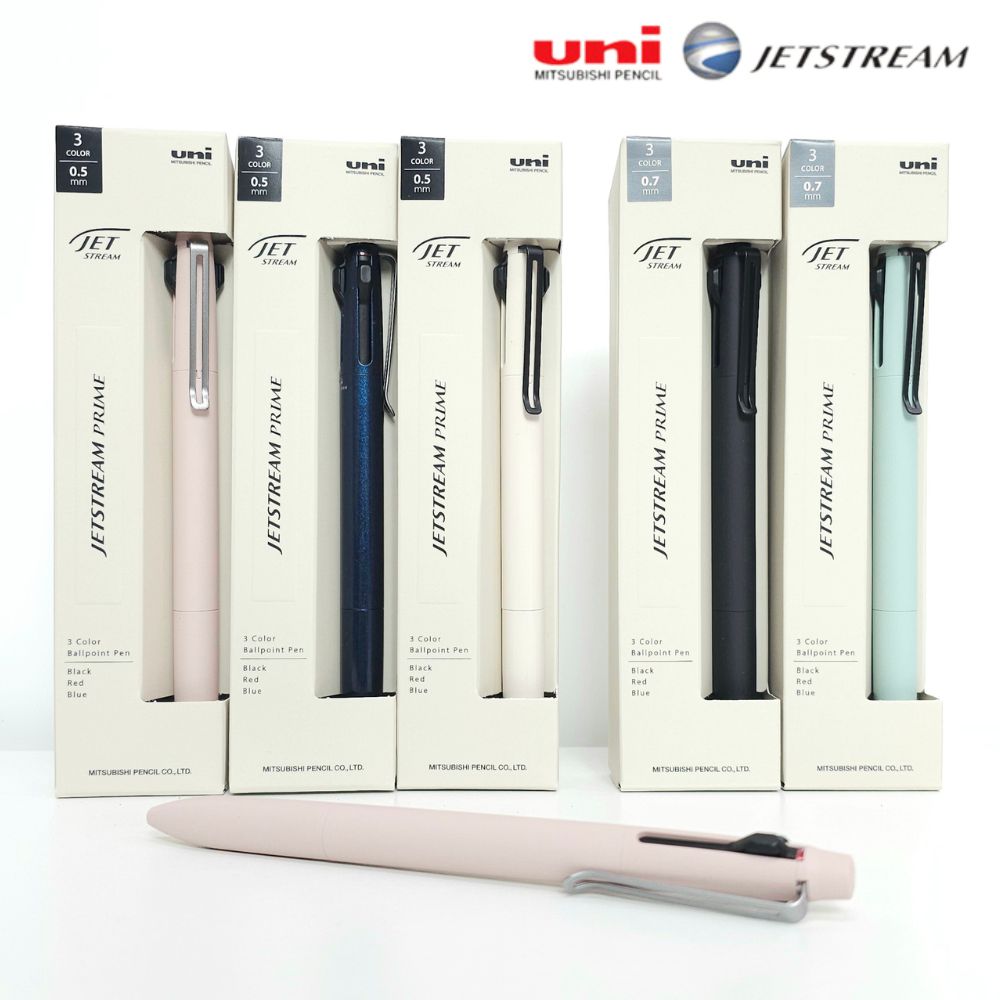 NEW 유니 제트스트림 3색볼펜 제트스트림 프라임 0.5mm 필기감좋은 볼펜 - 상품 이미지