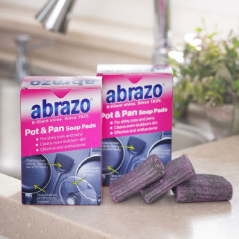 아브라조 독일 스틸울 철 수세미 멀티 다목적 주방 탄냄비 기름때 8개입, 1개