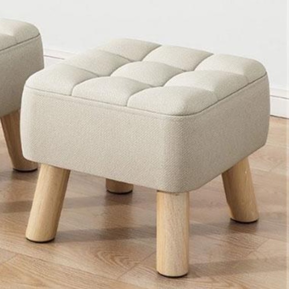 패브릭 현관 스툴 낮은 의자 쇼파 발받침 작은 의자