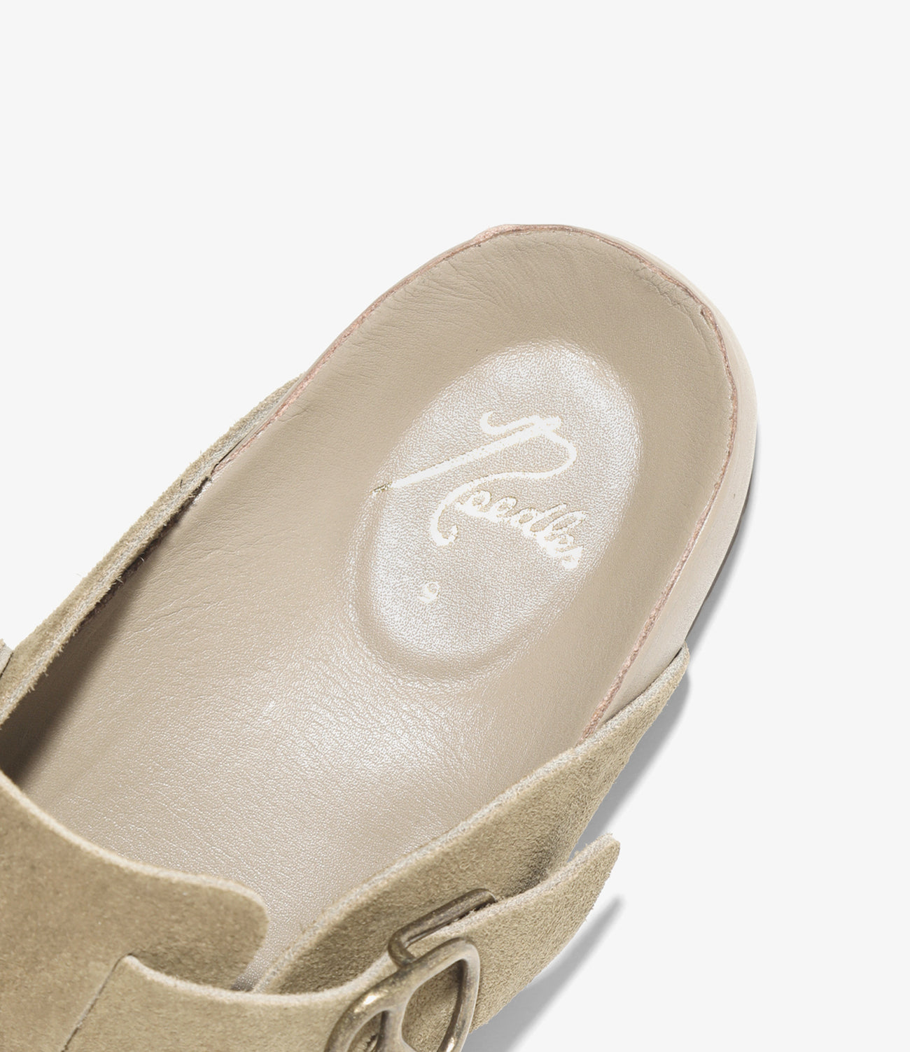 니들스 CLOG SANDAL SUEDE LTHR 남성 슬리퍼 QV076A 토프 - 상세 이미지 5